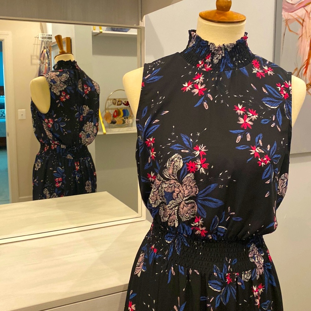 Nanette Lepore Floral Midi Length Dress (Size 6)